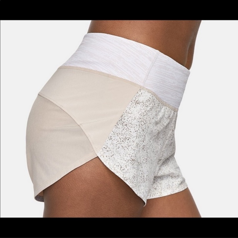 White Outdoor Voices shorts